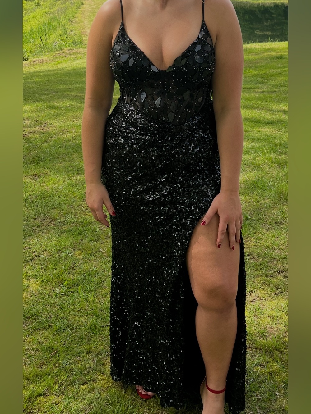 Black Prom Dress Size 12